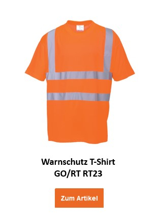 Bild des Warnschutz T-Shirts GO/RT RT23 in Orange mit hinterlegtem Link zum Artikel.